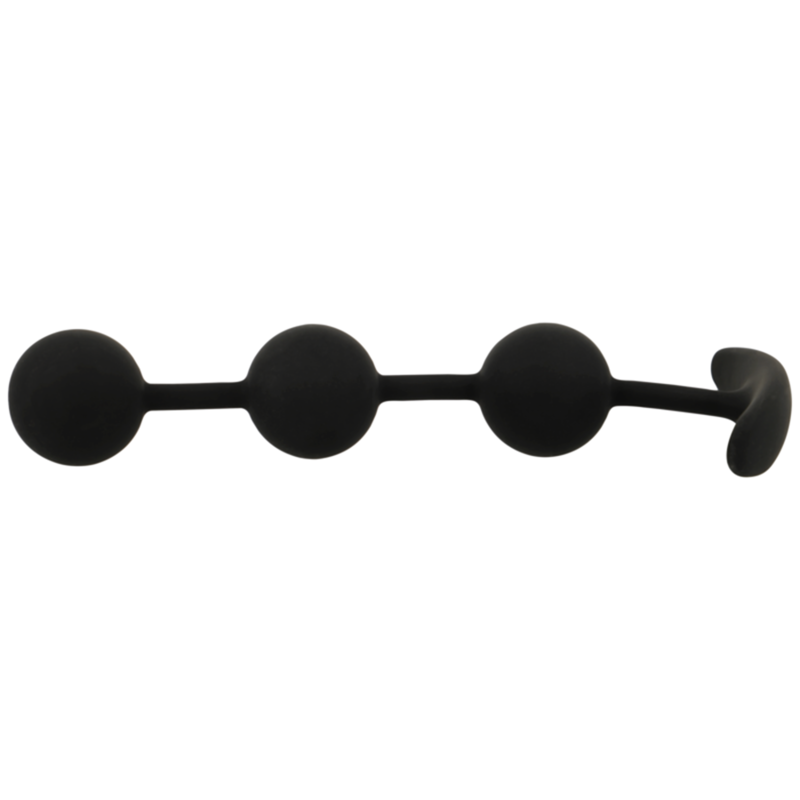 BLACK AND SILVER - HARRY 14 CM ANAL BEADS